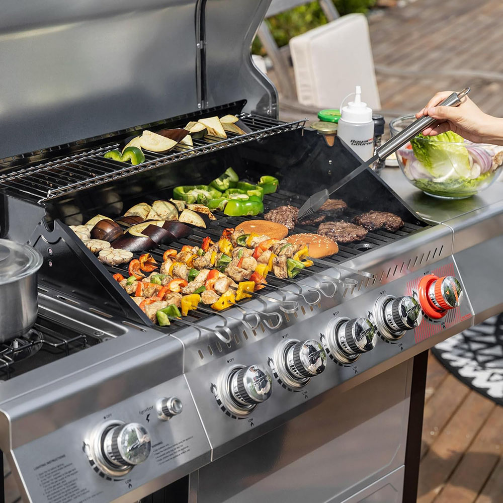 Royal Gourmet GA5401T 5-Burner Propane Gas Grill with Sear Burner and Side Burner